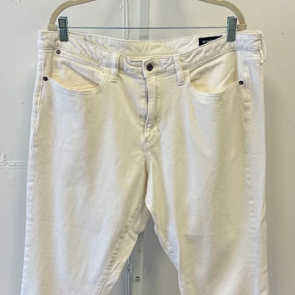 Bonobos Men's Premium 4-Way Stretch Jeans Athletic 38x30 White